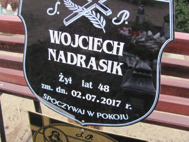 Wojciech Michał Nadrasik 1969 Susz - Grobonet - Wyszukiwarka osób pochowanych