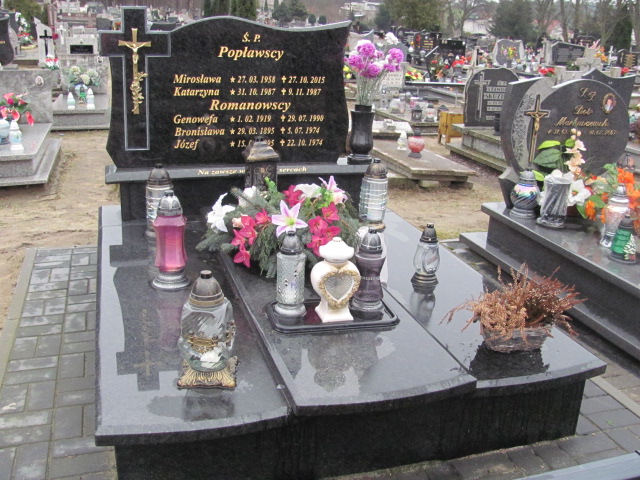Grób Bronisława Romanowska