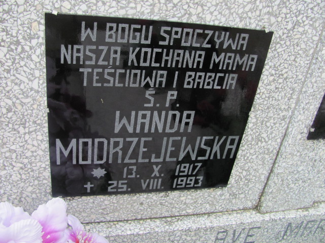 Stanisław Modrzejewski 1949 Susz - Grobonet - Wyszukiwarka osób pochowanych