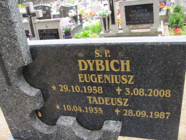 Tadeusz Dybich 1935 Susz - Grobonet - Wyszukiwarka osób pochowanych