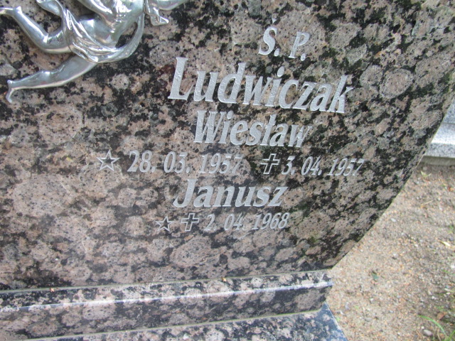 Janusz Ludwiczak 1968 Susz - Grobonet - Wyszukiwarka osób pochowanych