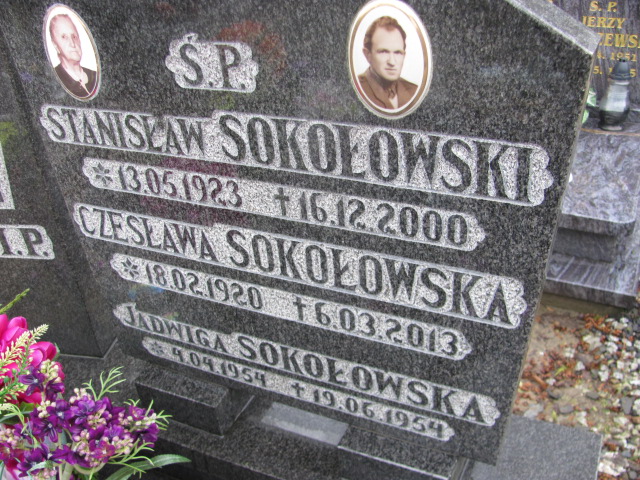 Stanisław Sokołowski 1923 Susz - Grobonet - Wyszukiwarka osób pochowanych