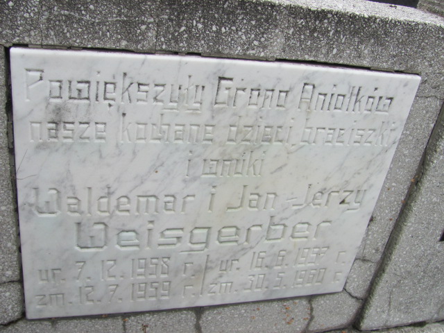 Jan Jerzy Weisgerber 1957 Susz - Grobonet - Wyszukiwarka osób pochowanych