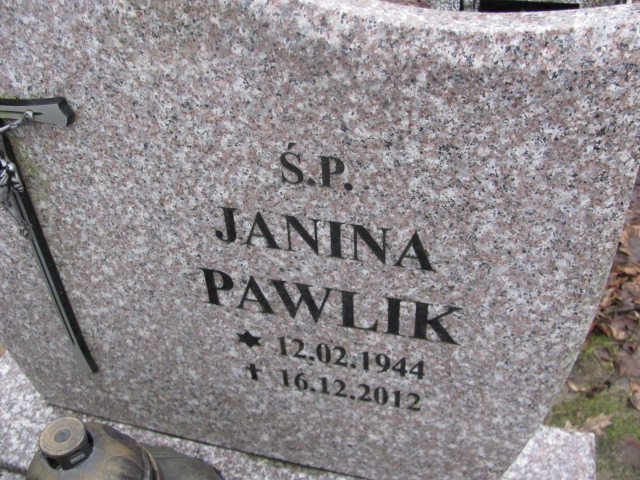 Janina Pawlik 1944 Susz - Grobonet - Wyszukiwarka osób pochowanych