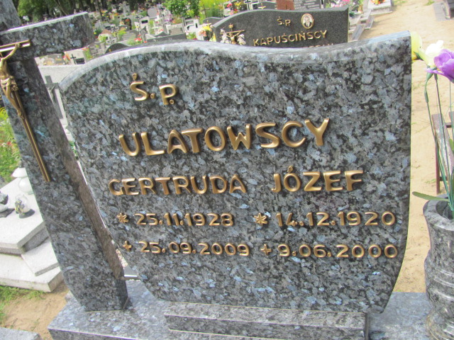 Gertruda Ulatowska 1928 Susz - Grobonet - Wyszukiwarka osób pochowanych