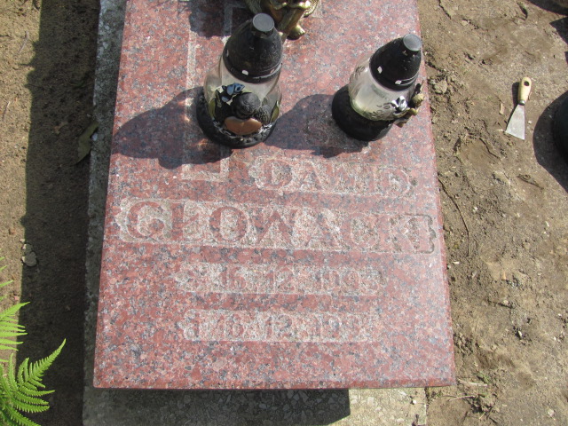 Dawid Głowacki 1996 Susz - Grobonet - Wyszukiwarka osób pochowanych