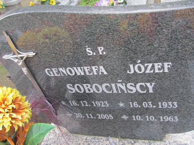 Genowefa Sobocińska 1923 Susz - Grobonet - Wyszukiwarka osób pochowanych