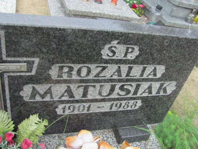 Rozalia Matusiak 1901 Susz - Grobonet - Wyszukiwarka osób pochowanych