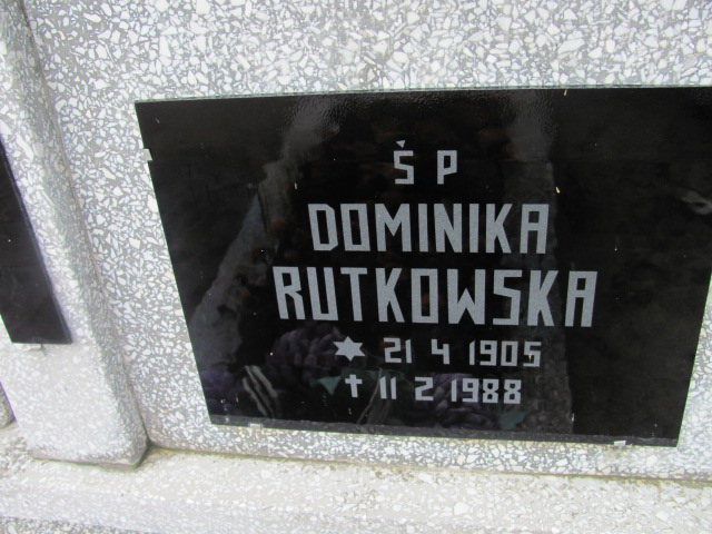 Dominika Rutkowska 1905 Susz - Grobonet - Wyszukiwarka osób pochowanych