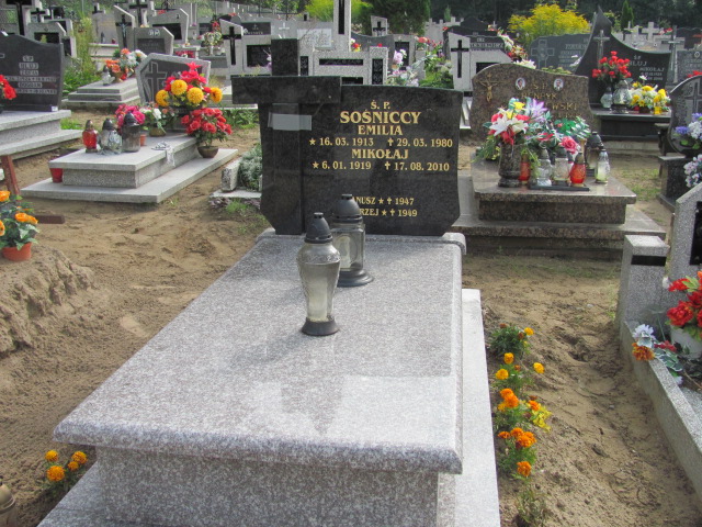 Grób Emilia Sośnicka