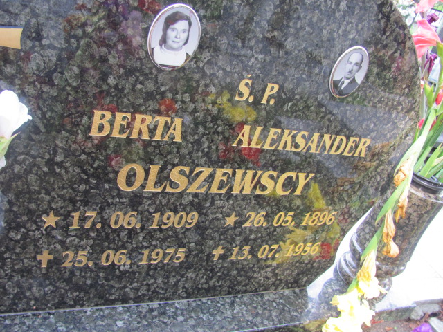 Berta Olszewska 1909 Susz - Grobonet - Wyszukiwarka osób pochowanych