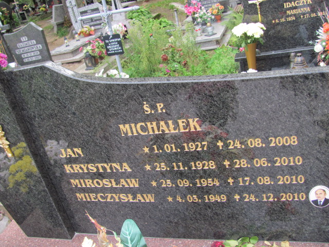 Mirosław Michałek 1954 Susz - Grobonet - Wyszukiwarka osób pochowanych
