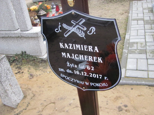 Kazimiera Majcherek 1955 Susz - Grobonet - Wyszukiwarka osób pochowanych