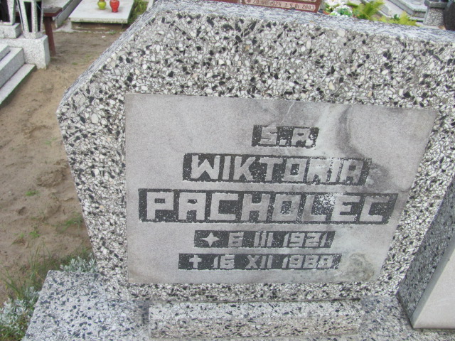 Wiktoria Pacholec 1921 Susz - Grobonet - Wyszukiwarka osób pochowanych