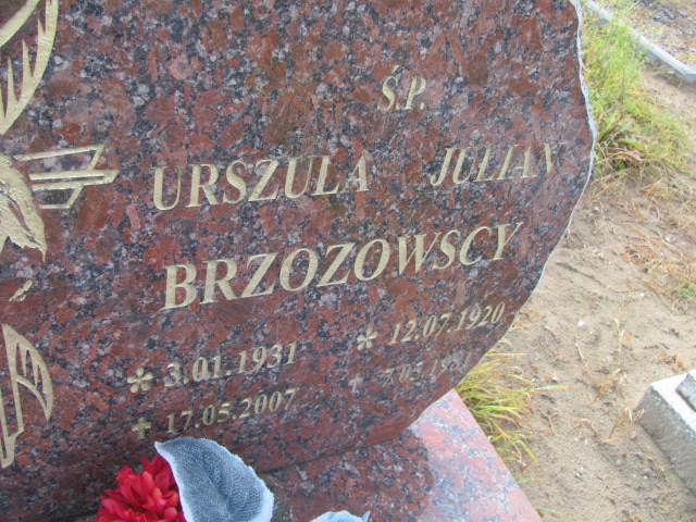 Julian Brzozowski 1920 Susz - Grobonet - Wyszukiwarka osób pochowanych