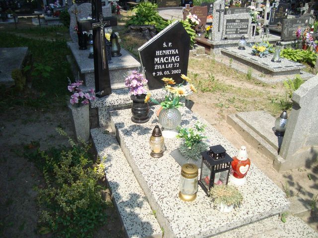 Grób Henryka Maciąg